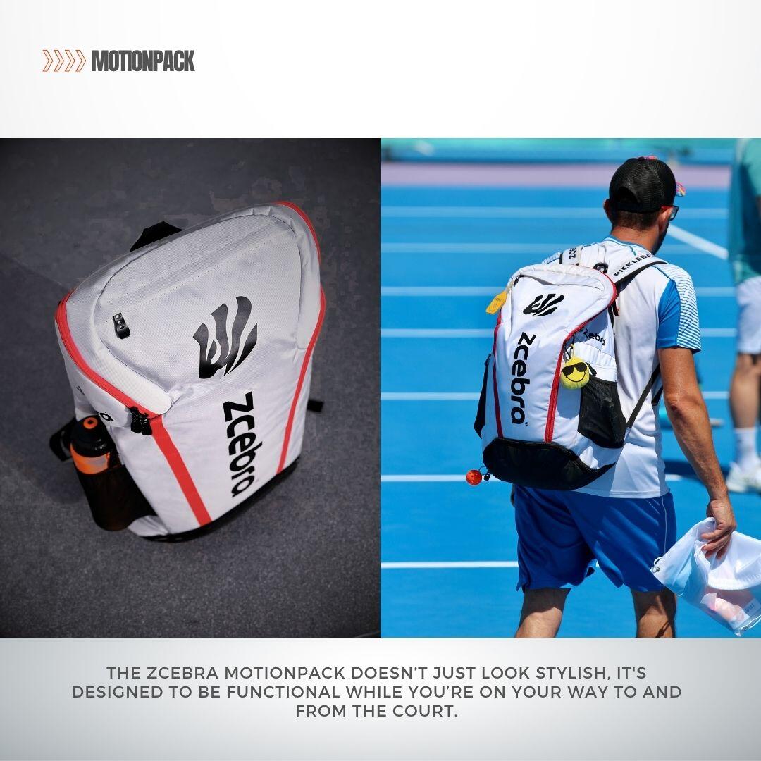 Sac à dos de sport Pickleball Tennis Padel Zcebra MotionPack 50l 7/7