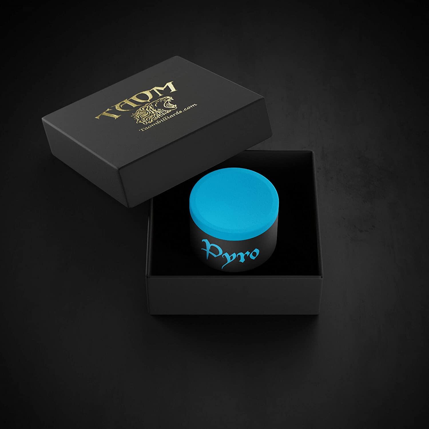 Tiza de Billar Taom Pyro Blue 2/3