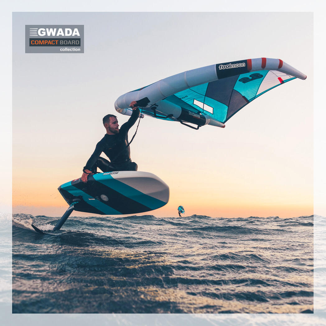 Wing Board - Gwada 117 L - white/turquoise/gray 2/7