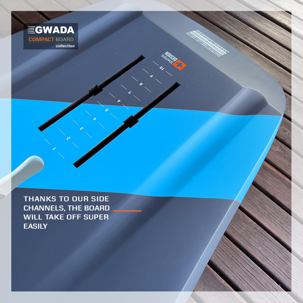 Wing Board - Gwada 117 L - white/turquoise/gray 4/7