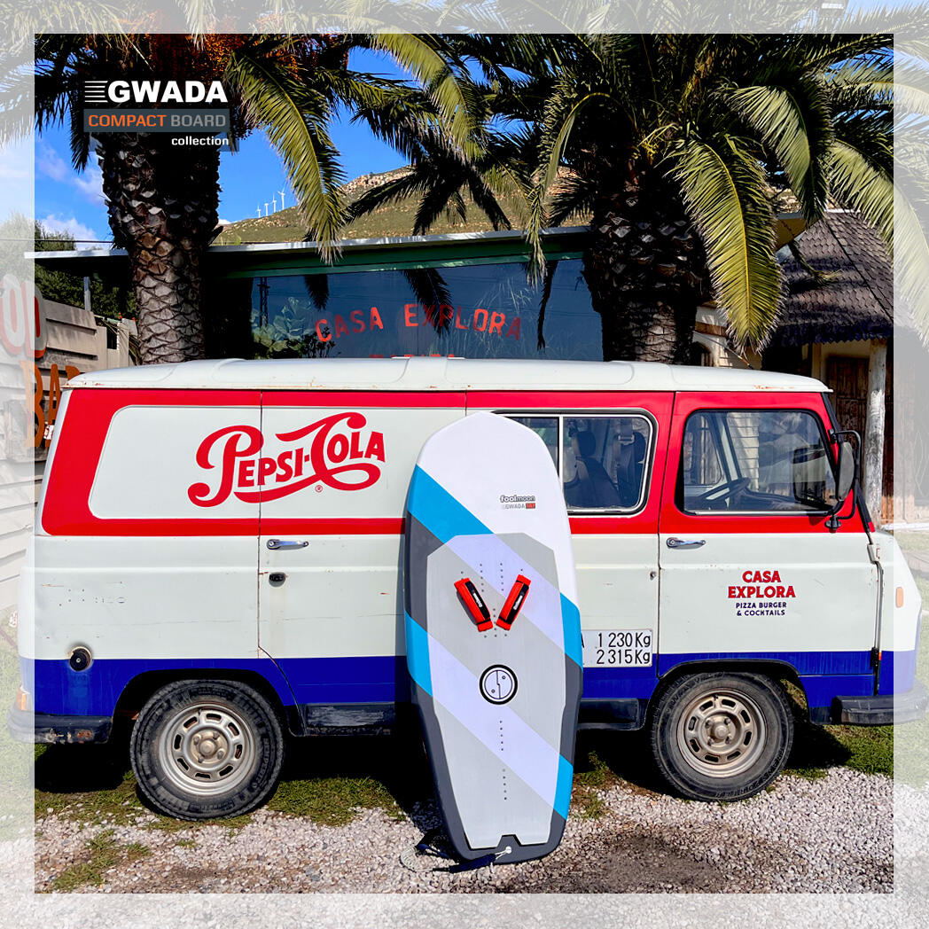 Wing Board - Gwada 97 L - white/turquoise/gray 6/7
