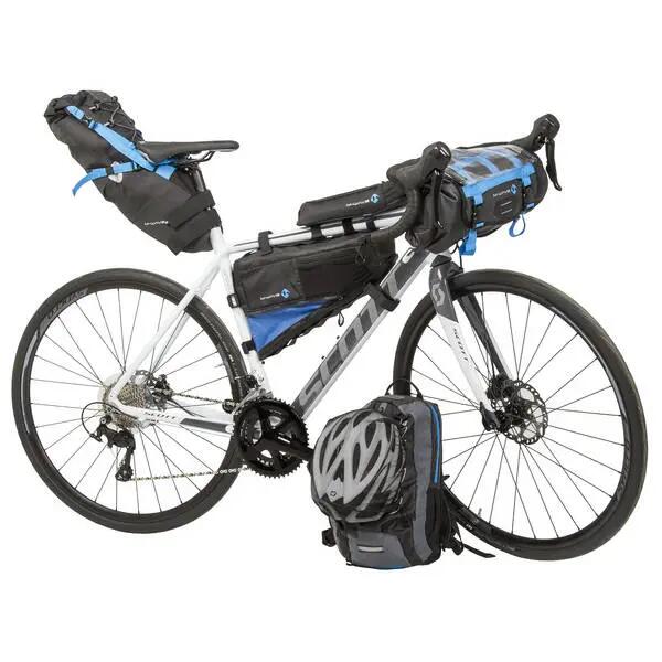 M-Wave sac à dos de bikepacking noir avec poche à eau, volume 15 l 3/3