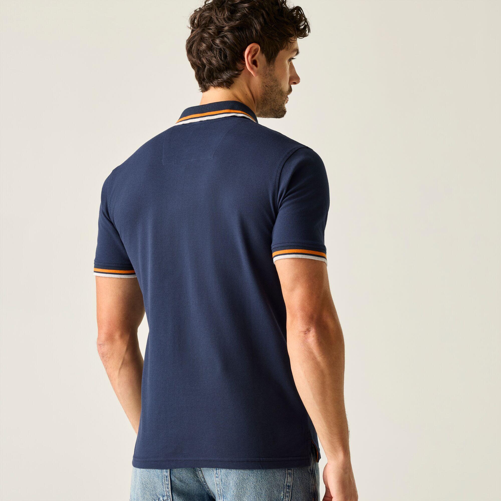 Heren Adryan Polo met getipte rand 3/7