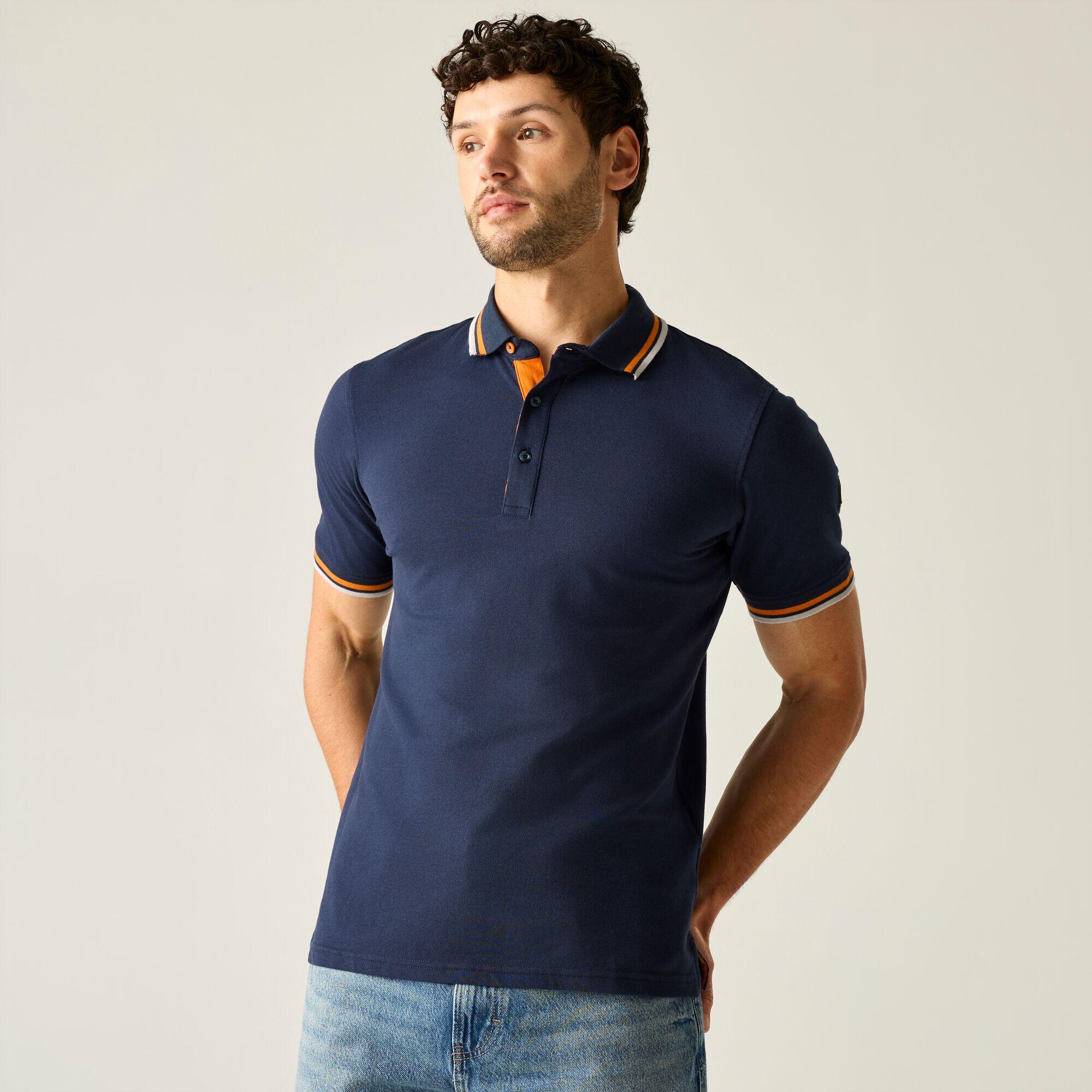 Heren Adryan Polo met getipte rand 5/7