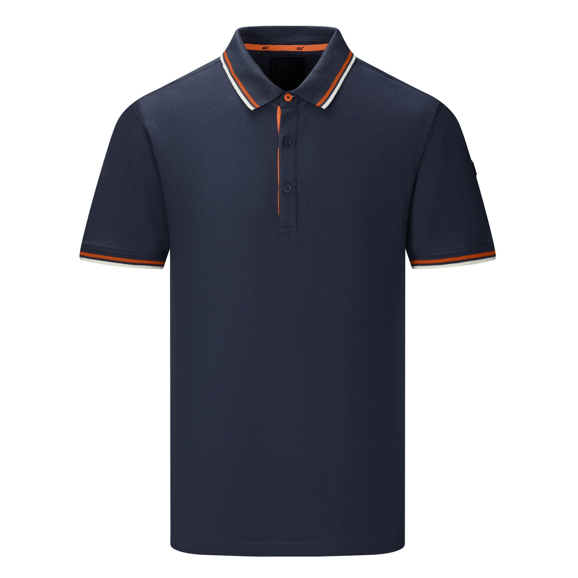 Heren Adryan Polo met getipte rand 6/7