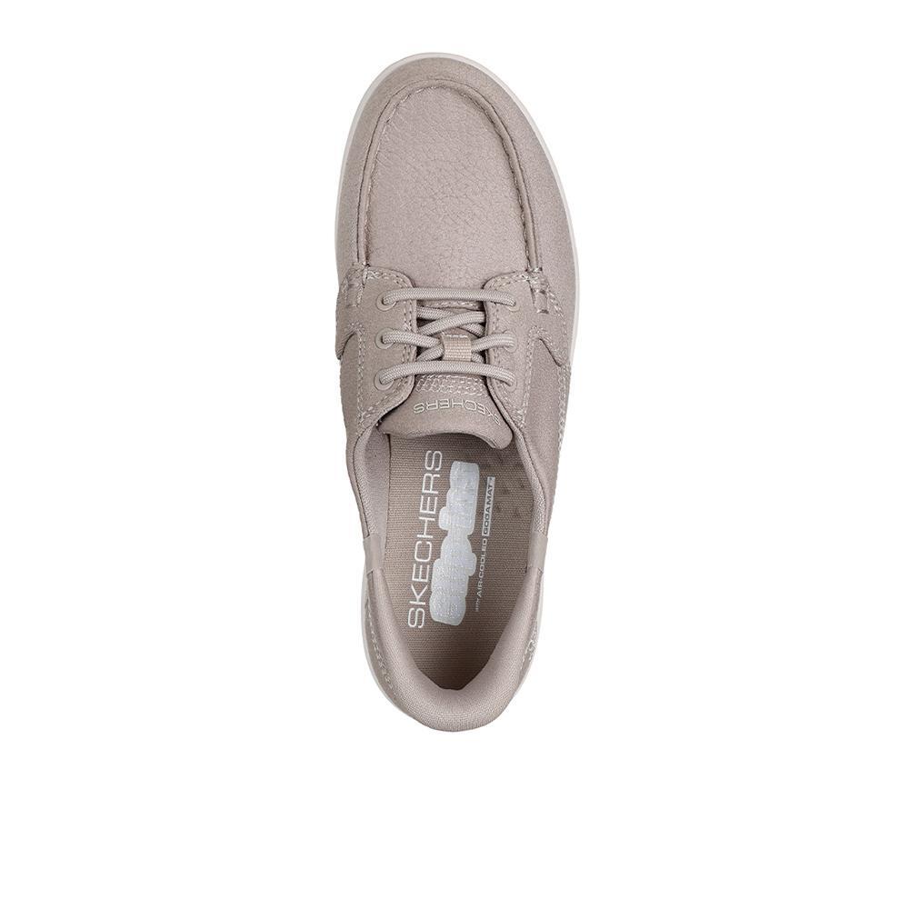 Sapatilhas Skechers Mulher Slip-ins On-The-Go Flex Radiant Brooklyn Bege 3/4