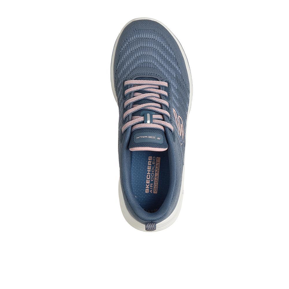 Zapatillas Sckechers Mujer GO WALK 8 Britt Azul 3/4