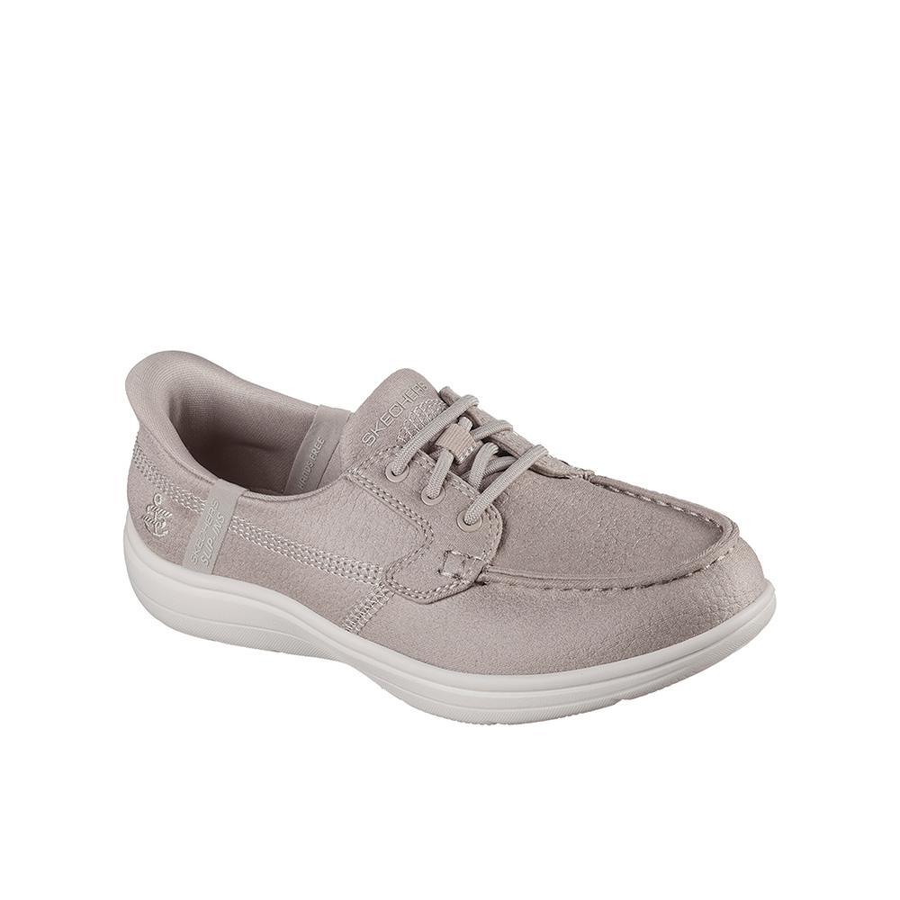 Sapatilhas Skechers Mulher Slip-ins On-The-Go Flex Radiant Brooklyn Bege 2/4