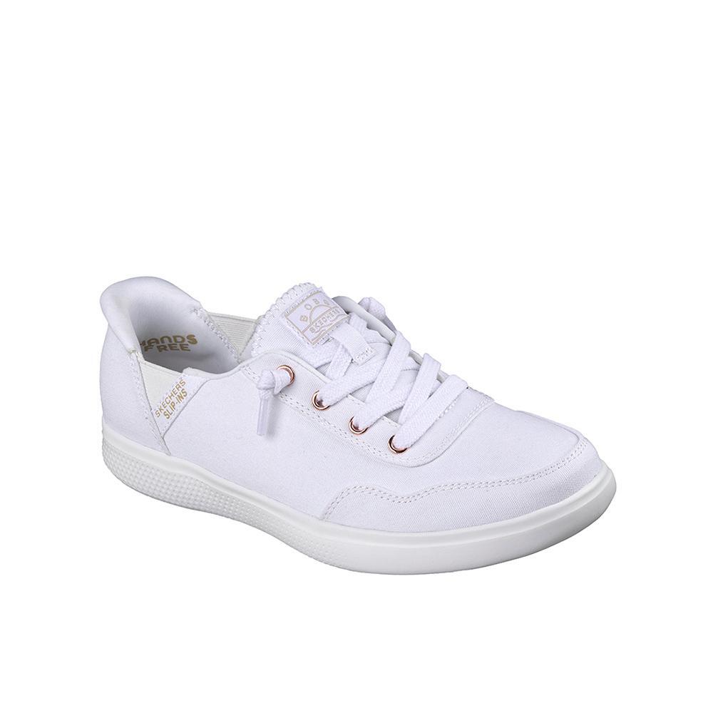 Sapatilhas Skechers Mulher Slip-ins BOBS Skip Cute Keep It Sweet Branco 2/4