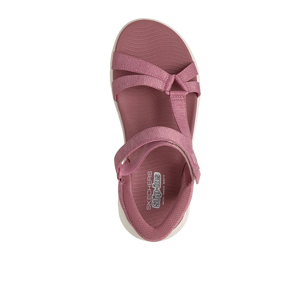 SANDALE FEMME Skechers Slip-ins Go Walk Flex Sandal - Illumin VIOLET 3/5