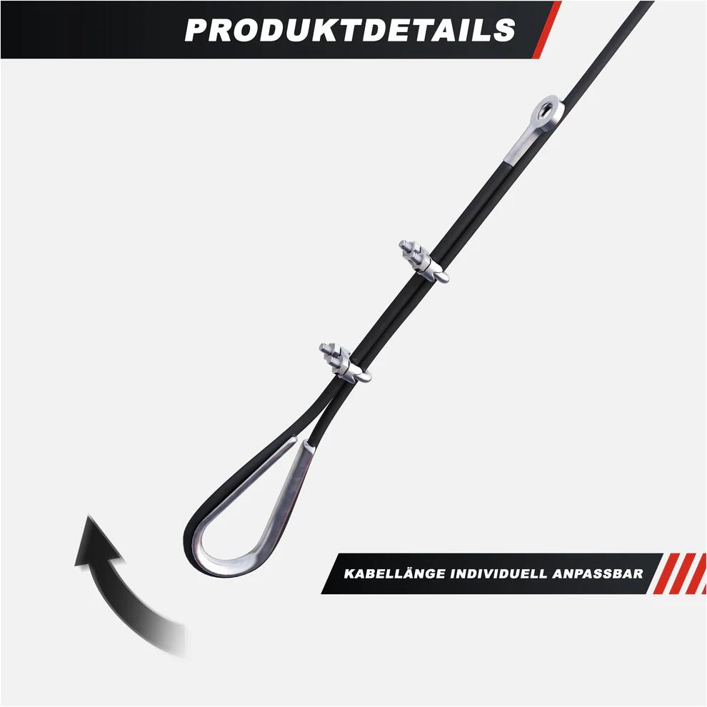 Système de Poulie pour Cable - 2m Musculation Poulie, Gym Equipment, Max 150kg 7/7