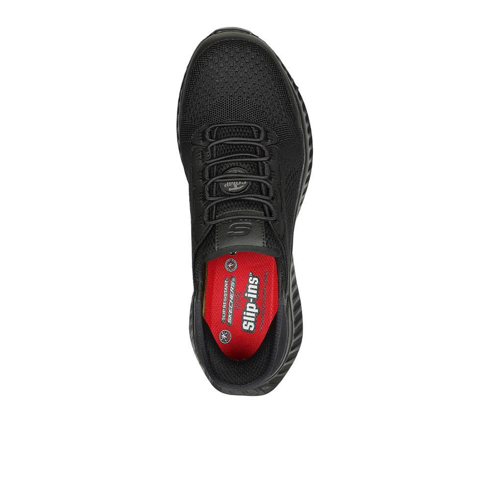 Zapatillas Skechers Hombre Slip-ins: Work Tilido - Fletchit Negro 3/6