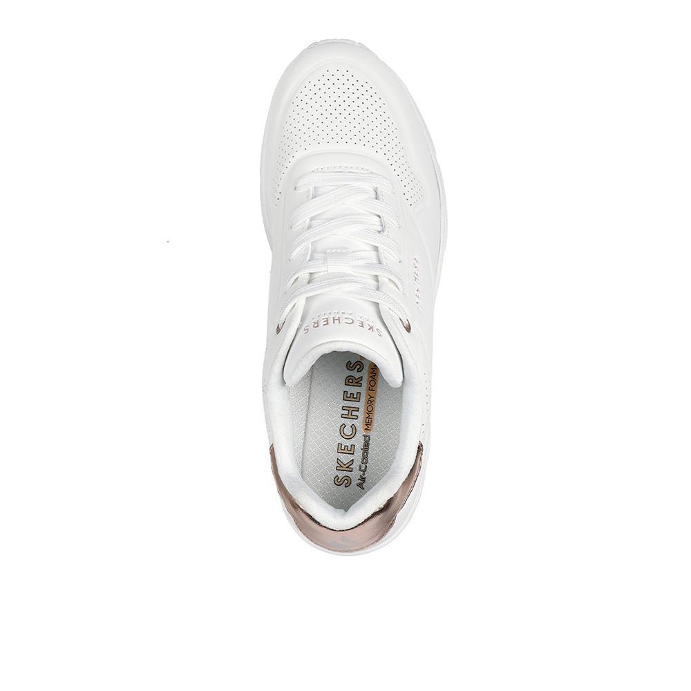 Sapatilhas Skechers Mulher Branco 3/5
