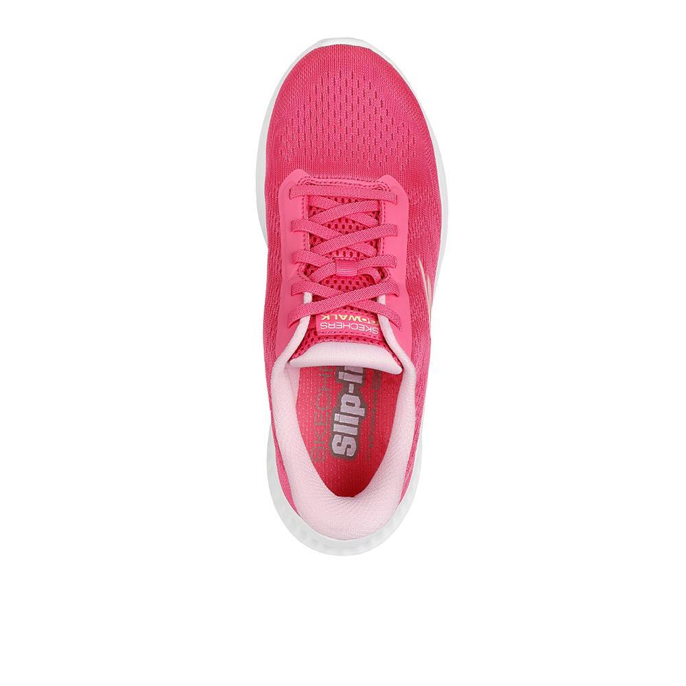 Zapatillas Sckechers Mujer Go Walk Now - Khloe Rosa 3/4