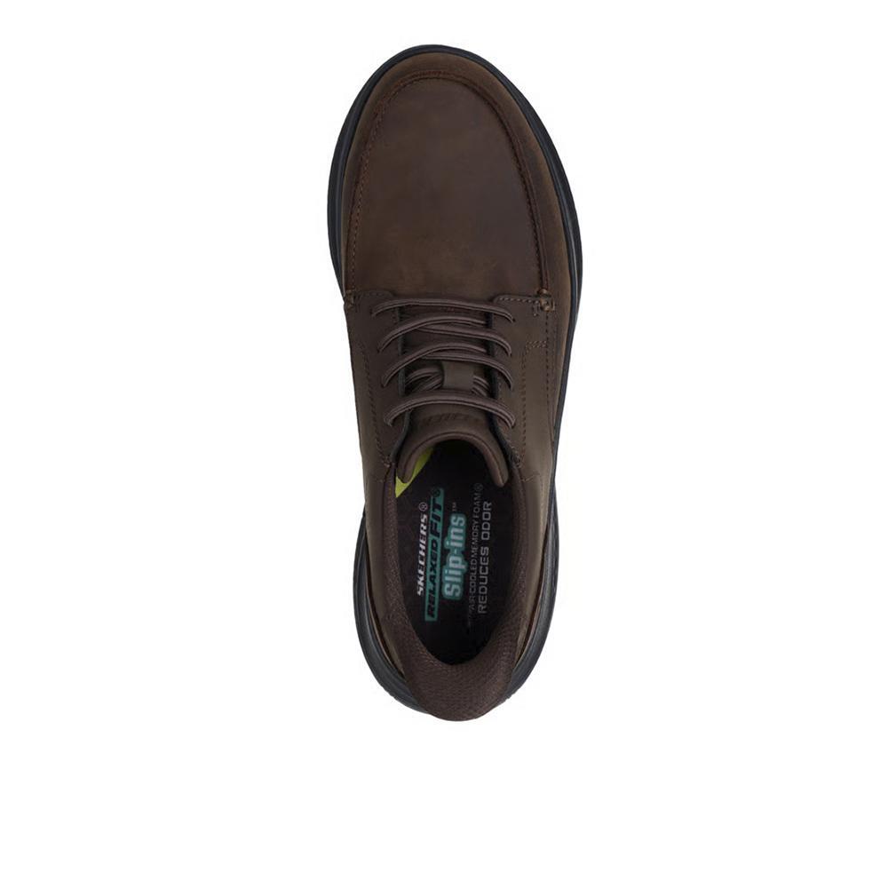 Zapatos Skechers Hombre Slip-ins: Relaxed Fit: Hasting - Rowell Marron 3/4