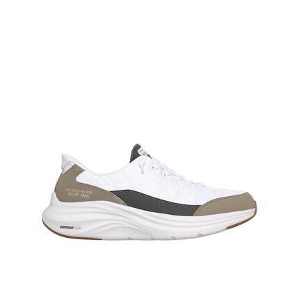 Baskets HOMME Skechers Slip-in Contour Foam Cozy BLANC