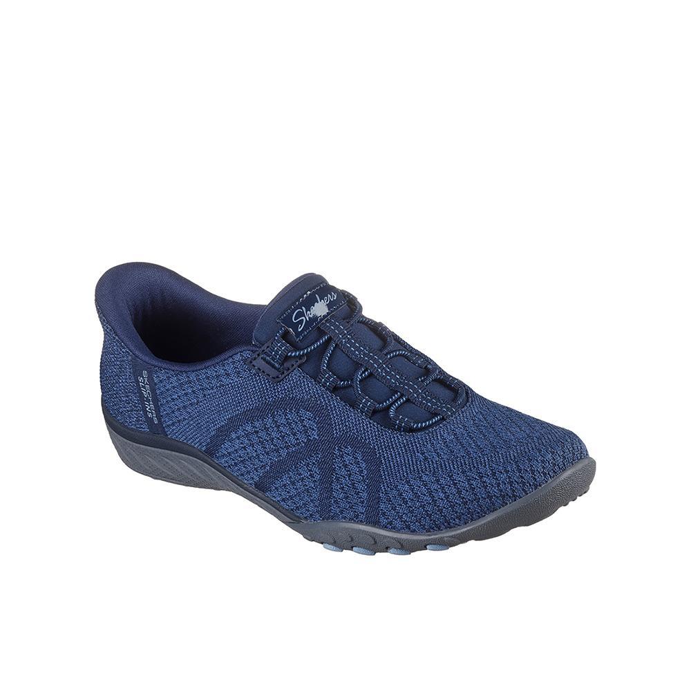 Sapatilhas Skechers Mulher Breathe-Easy - Knitty Waves Azul 2/4