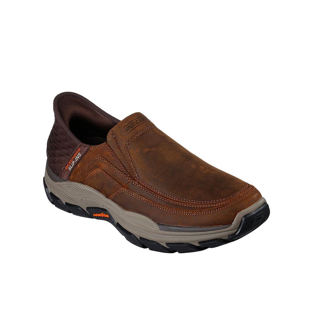 Zapatos Skechers Homem Castanho 2/7