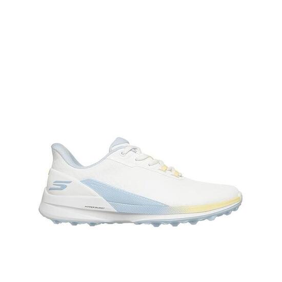 Skechers Golf Pure SI, chaussures de golf pour femmes, blanc/bleu