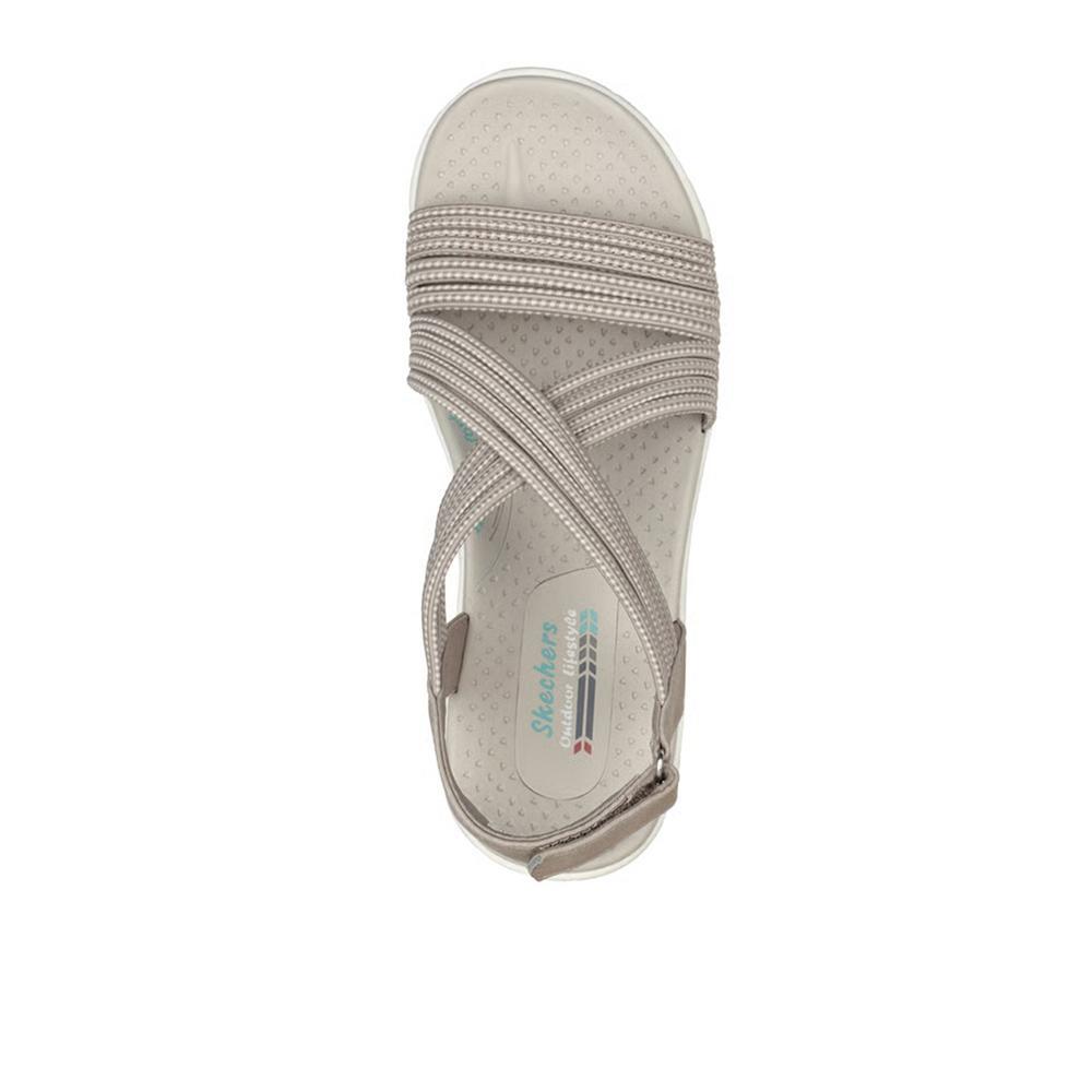Sandalias Sckechers Mujer Taupe 3/4