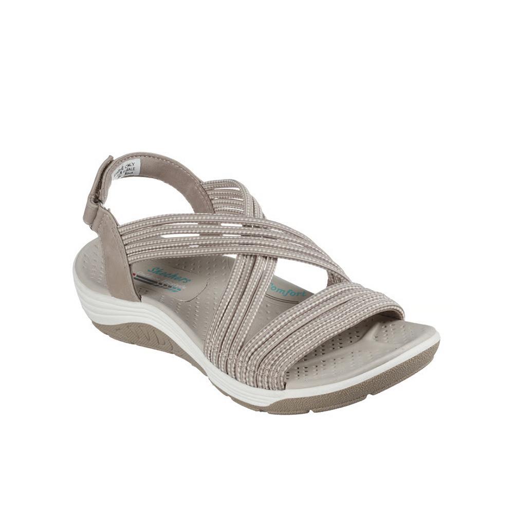 Sandalias Sckechers Mujer Taupe 2/4