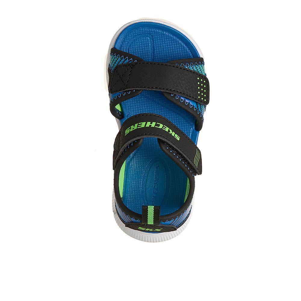 Sandálias Skechers Menino Microspec Splash Azul 3/5