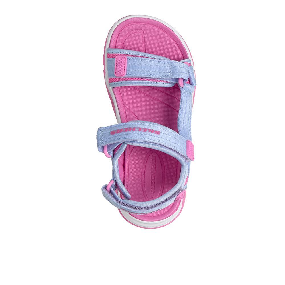 Sandalias Skechers Niña Tread Seeker Rosa 3/4