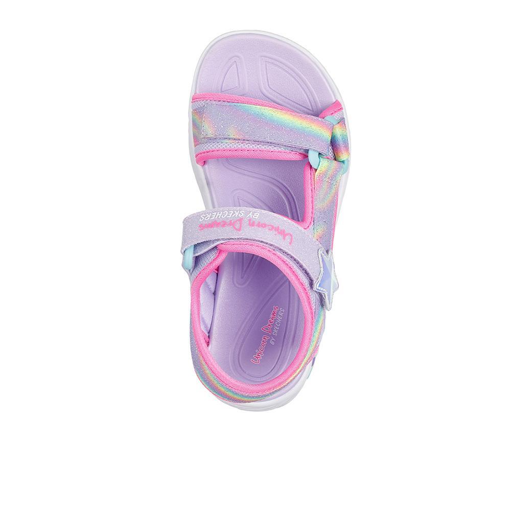 Sandálias Skechers Menina Unicorn Dreams Sandal-Dreamy Unicorns Rosa 3/5