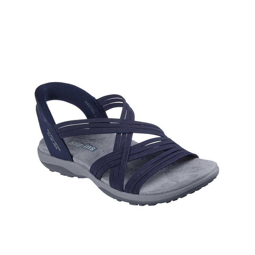 Sandálias Skechers Mulher Reggae Slim - Simply Stretchy Azul 2/4