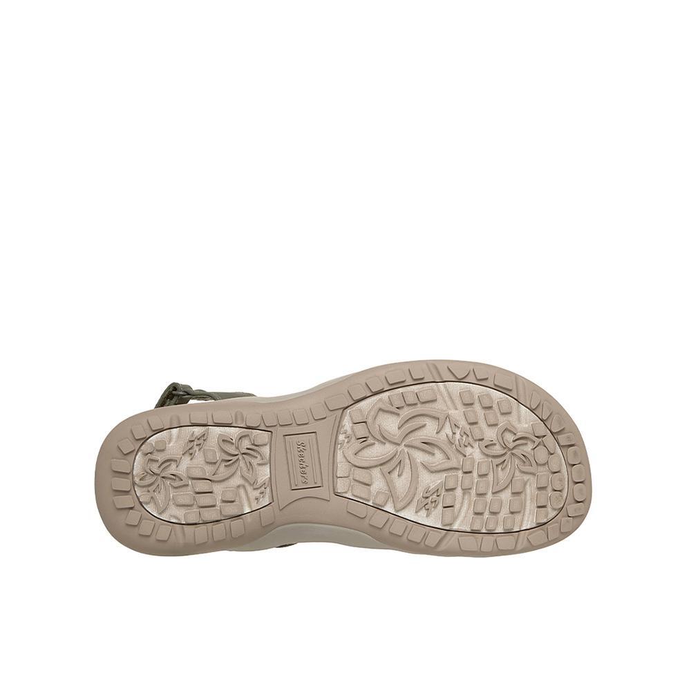 Sandalias Sckechers Mujer Reggae Slim - Summer Getaway Verde 4/4