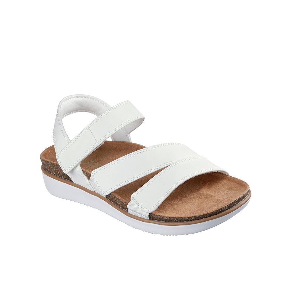 Sandalias Sckechers Mujer Lifted Comfort Blanco 2/4