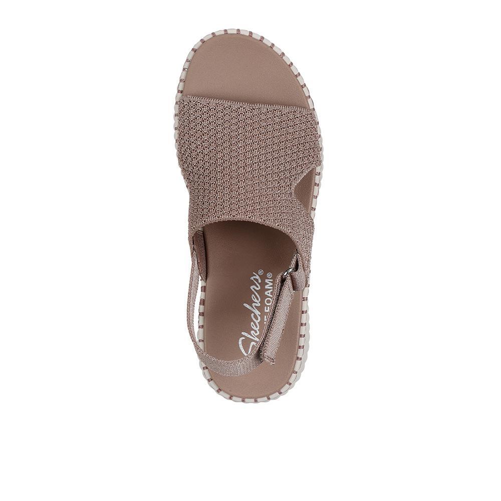 Sandalias Sckechers Mujer Wilshire Blvd - Pier Pleasure Marrón 3/4