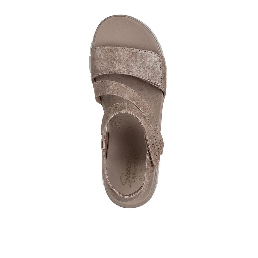 Sandálias Skechers Mulher Easy Going - All Day Chic Bege 3/5