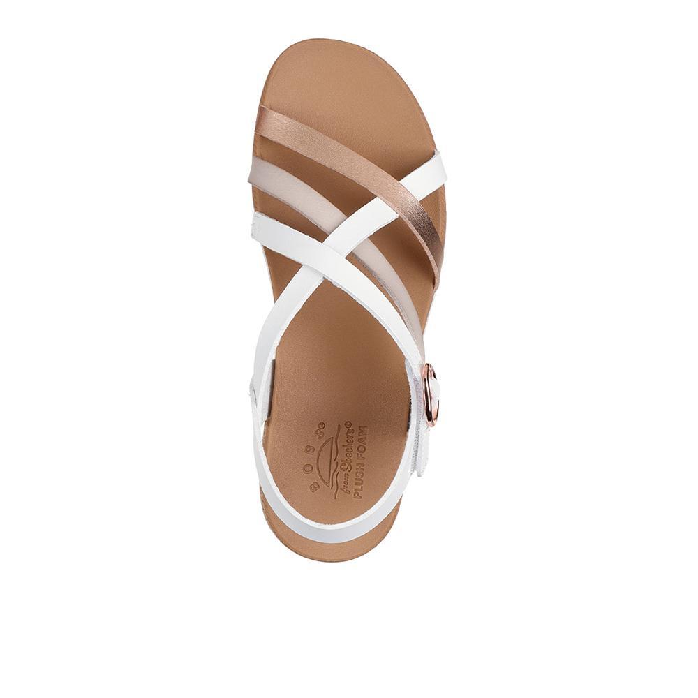 Sandálias Skechers Mulher Bobs Desert Kiss Low - Peak Rank Branco 3/4