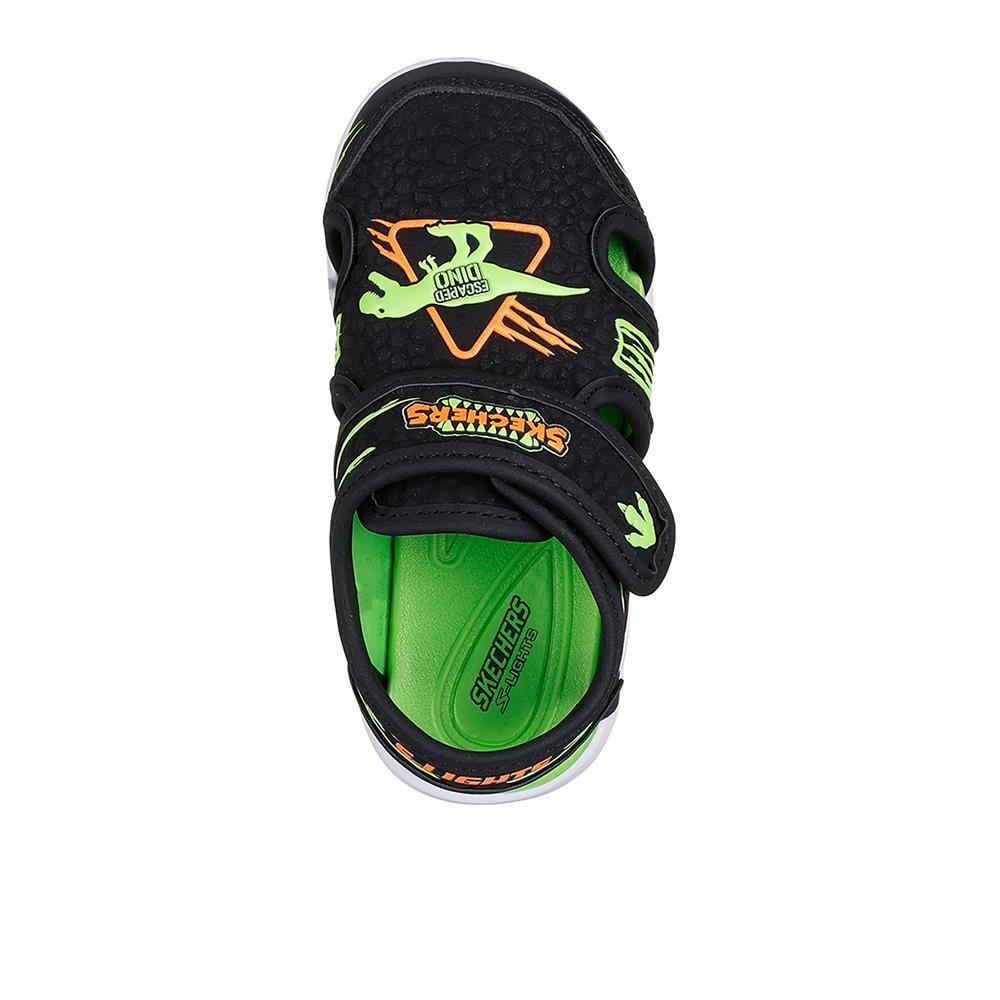 Sandalias Skechers Niño Hypno-Flash - Hydro-Fun Negro 3/4