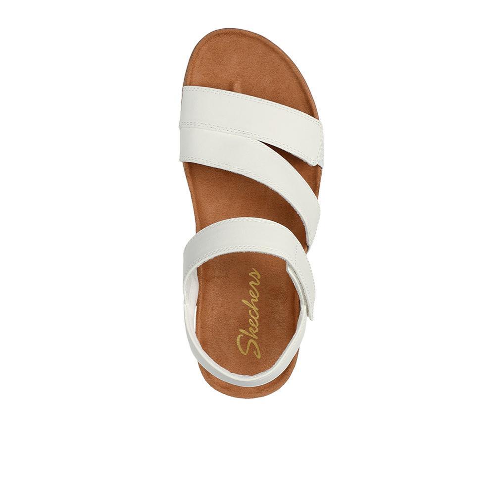 Sandalias Sckechers Mujer Lifted Comfort Blanco 3/7