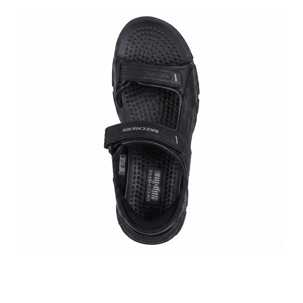 Sandalias Skechers Hombre Slip-ins: Relaxed Fit: Tresmen - Reece Negro 3/5