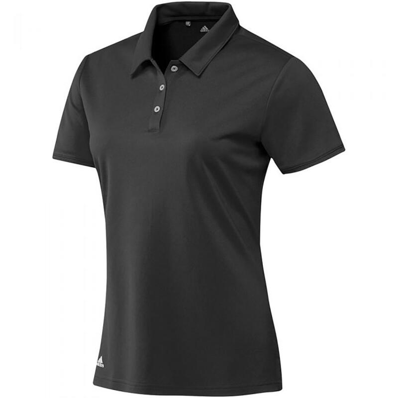 Teamwear Womens/Ladies Lightweight Short Sleeve Polo Shirt (Black)