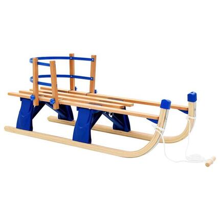 VidaXL Luge Pliable en Bois avec Dossier 119 cm
