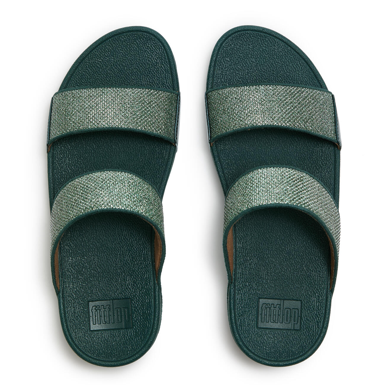 FITFLOP FitFlop Lulu Shimmerglitz Slides  DIEPE OCEAAN 36 5/7