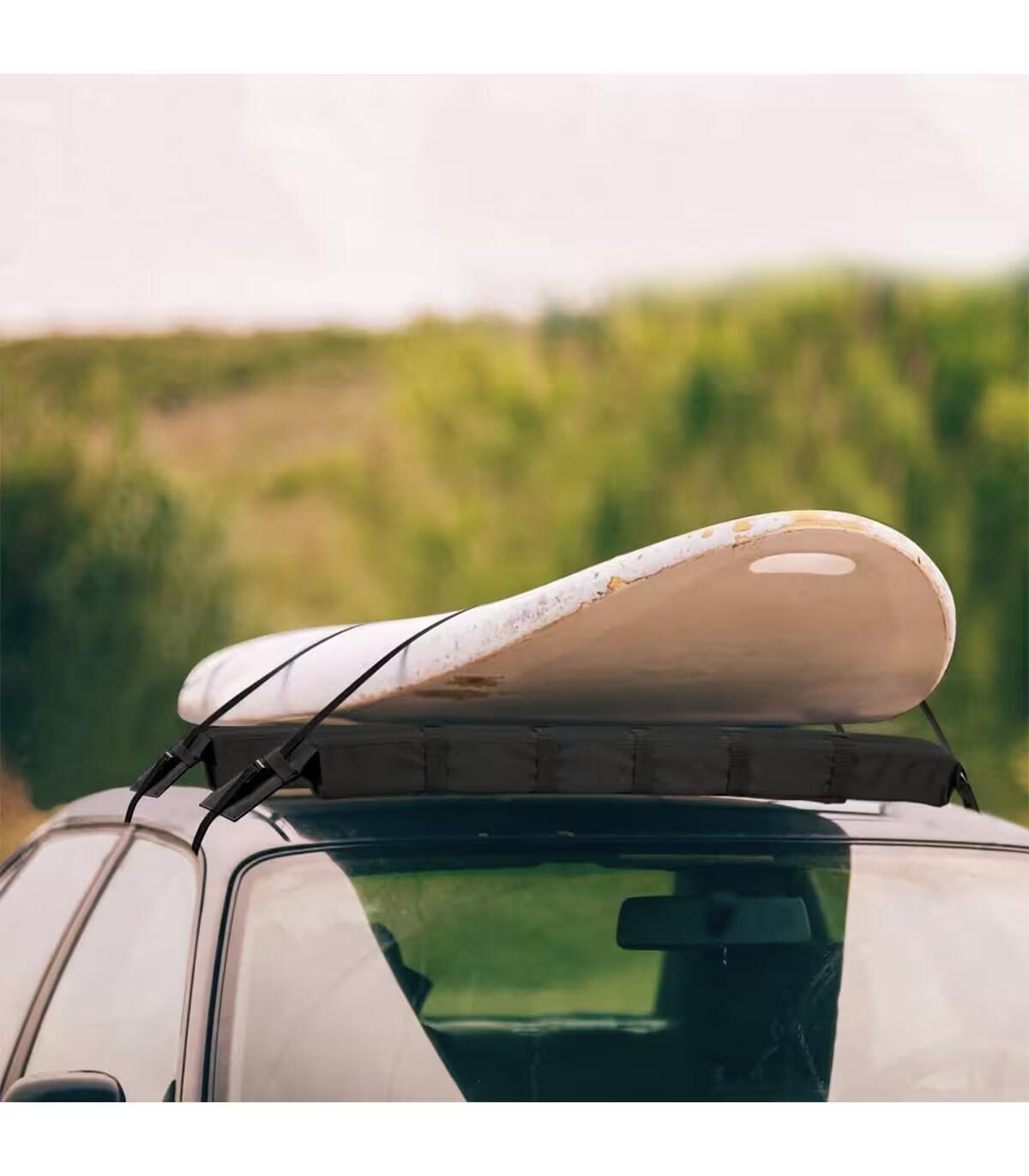 Baca acolchada para transportar kayaks y tablas paddle surf con cintas incluidas 3/3