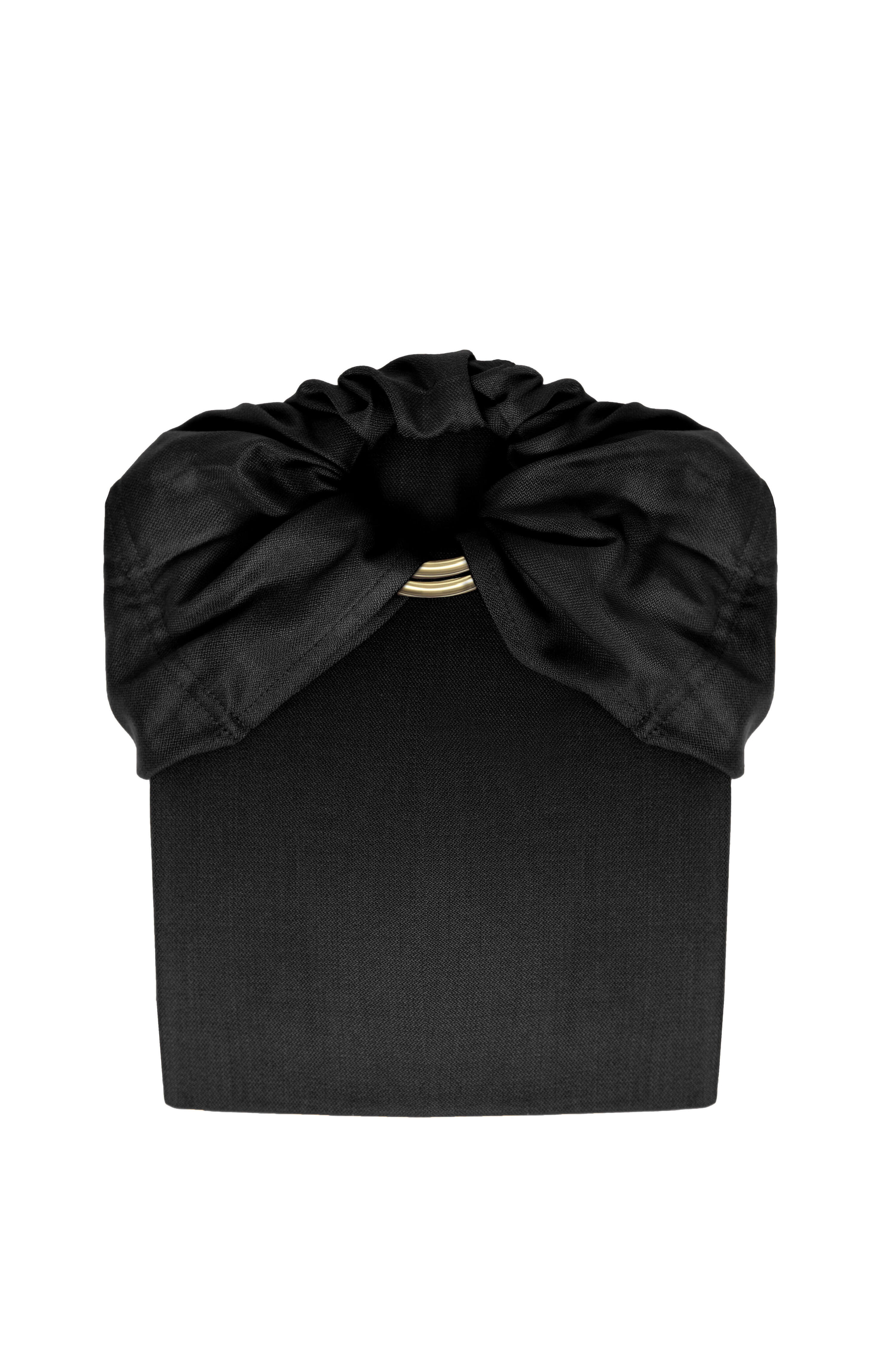 Sling Echarpe Tissée Sans Nœud - Black 5/5