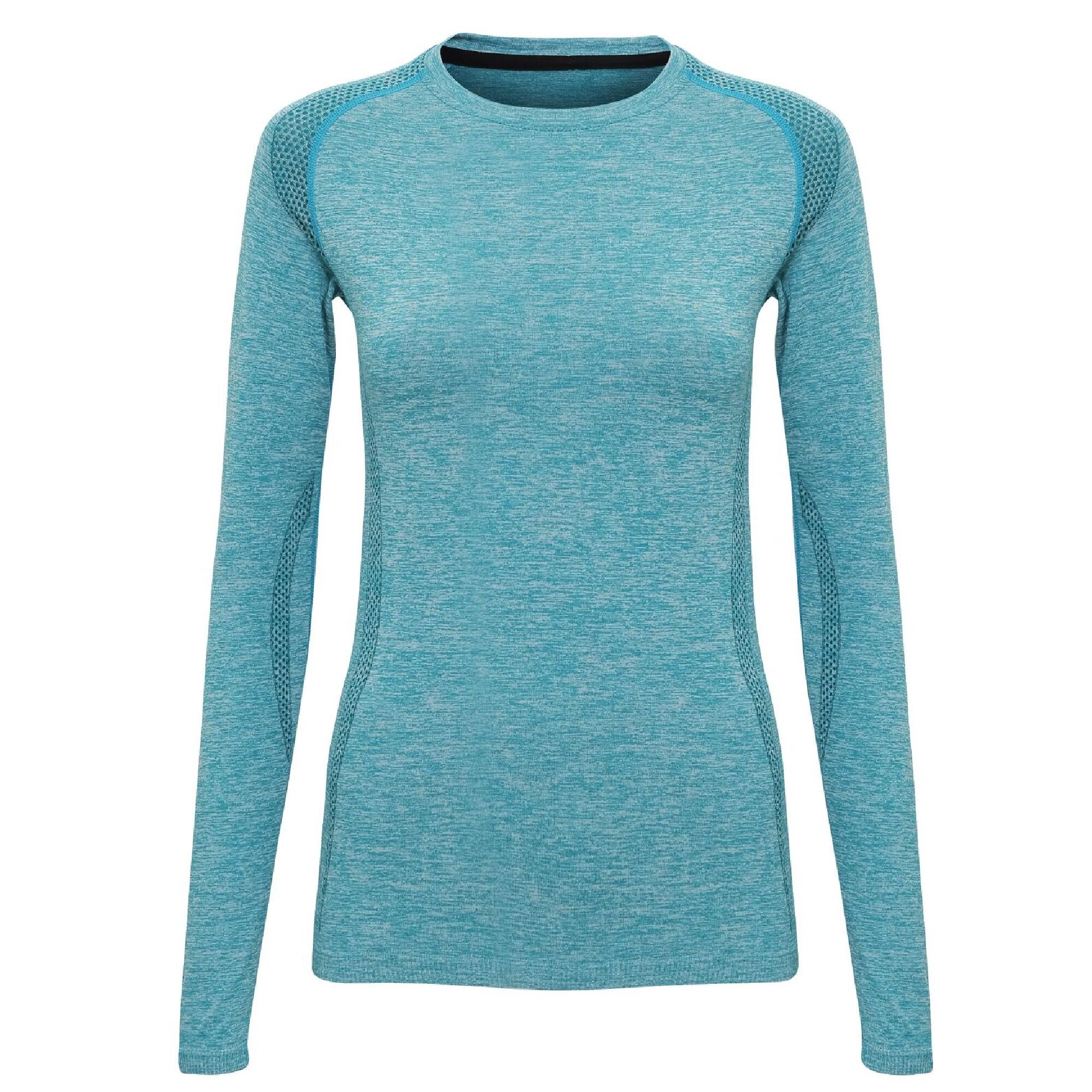 MULTI SPORT PERFORMANCE Women's long-sleeved T-shirt (Turquoise)