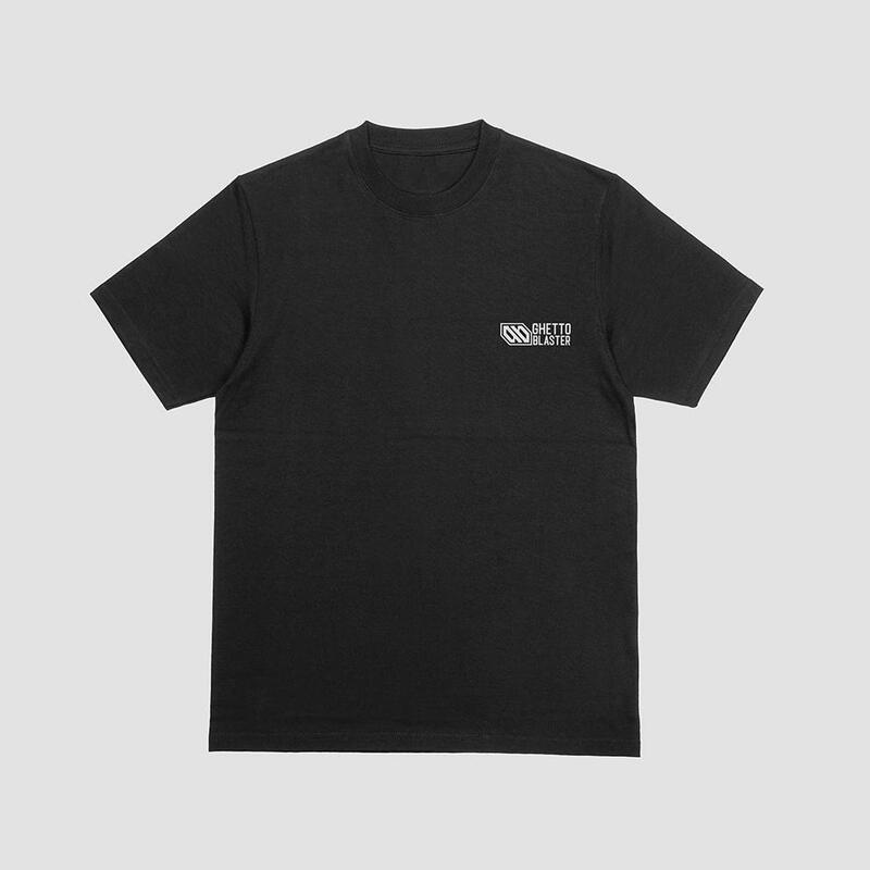 Tricou unisex Ghettoblaster Pizza negru