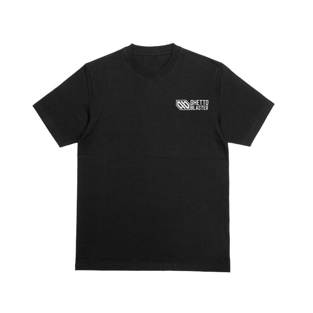 Ghettoblaster Pizza black unisex t-shirt 5/7