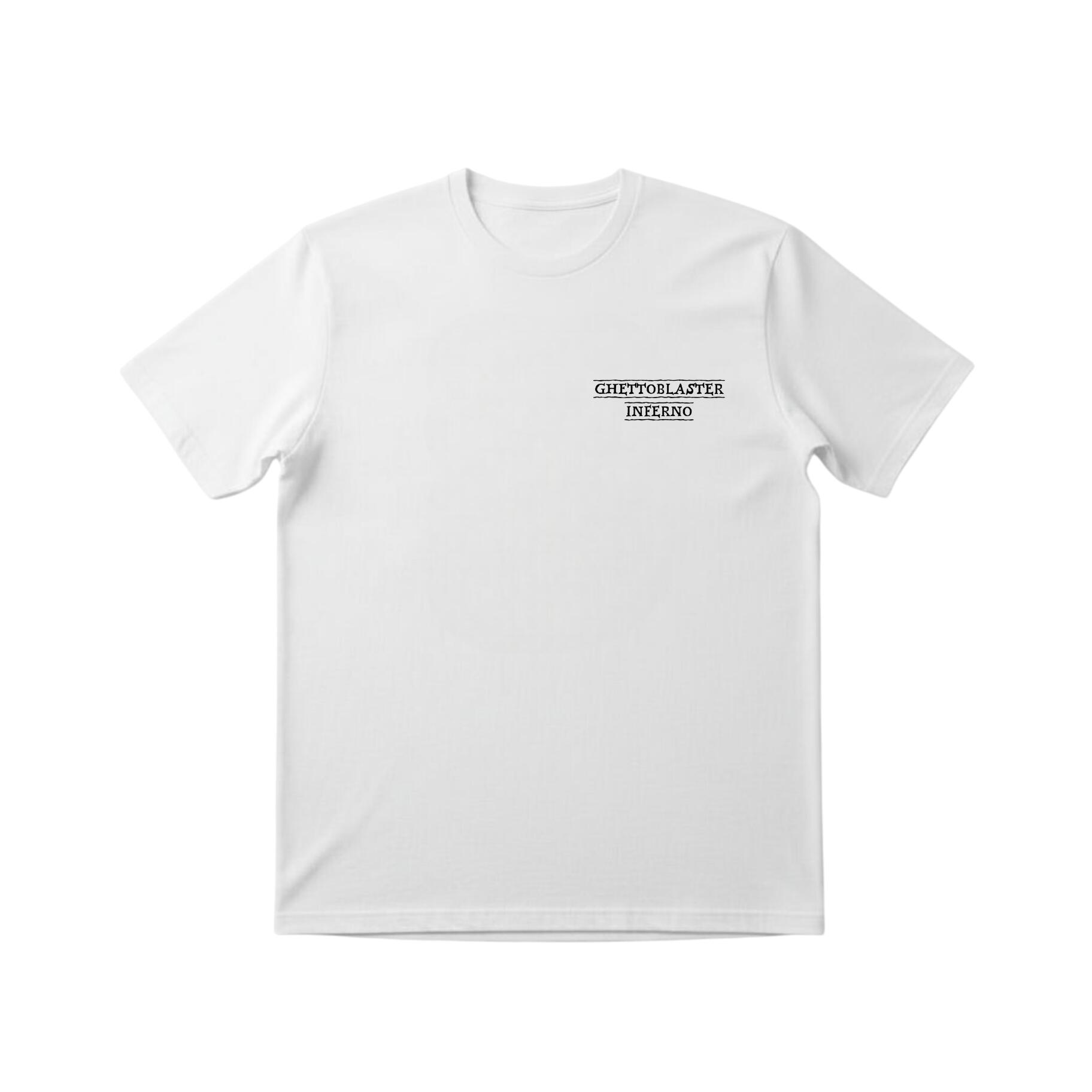 T-shirt unisex Ghettoblaster Inferno wit 5/7