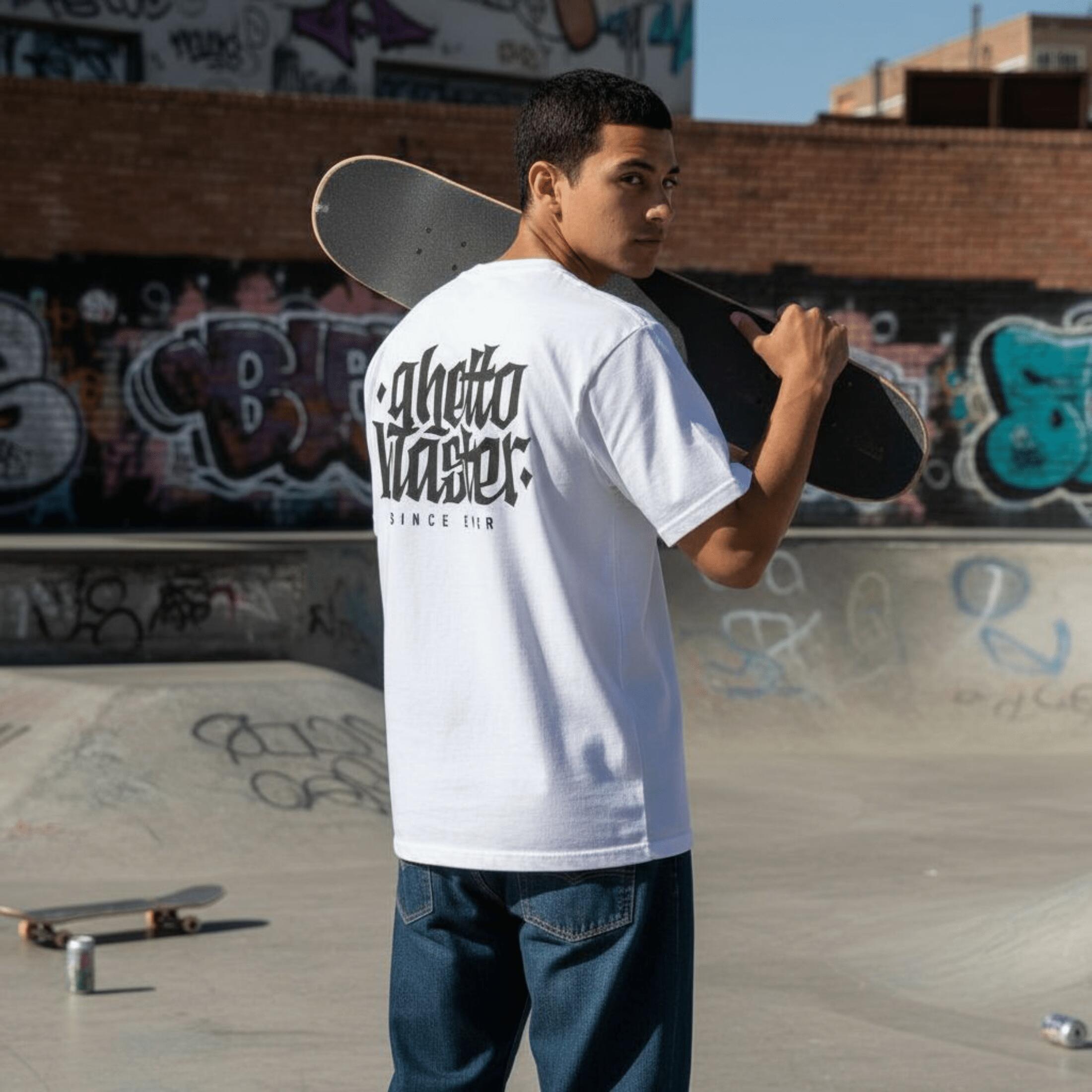 T-shirt Ghettoblaster Corporate white 3/7