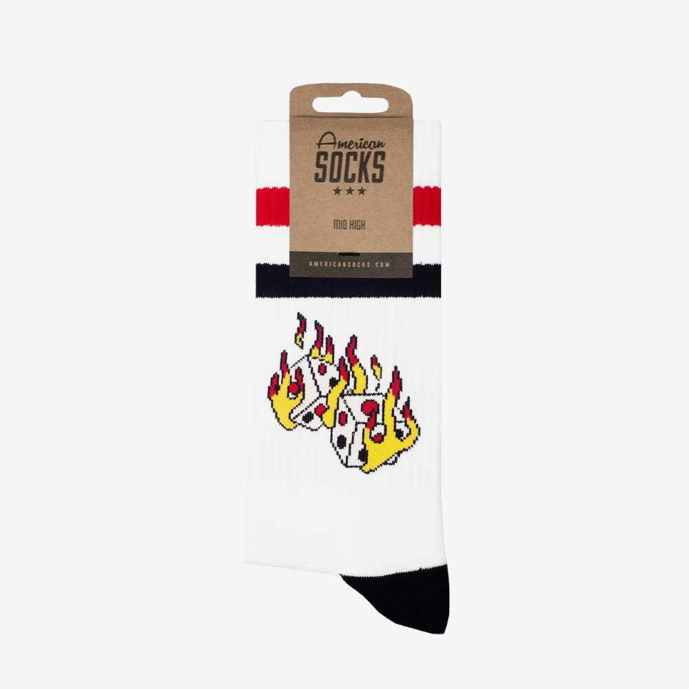Meias American Socks Roll The Dice Multicolor 3/7