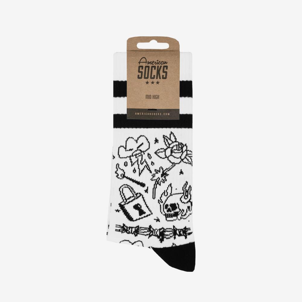 Calze American Socks Burning Rage Multicolor 3/7