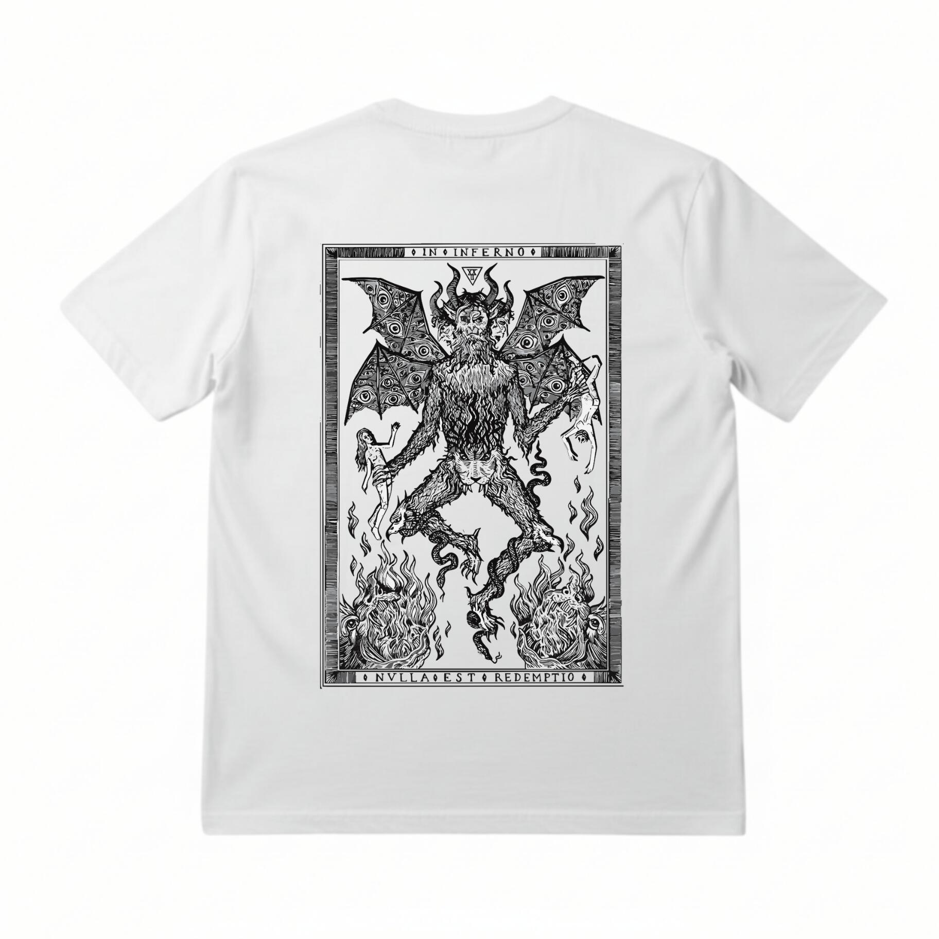 T-shirt unisex Ghettoblaster Inferno wit 4/7